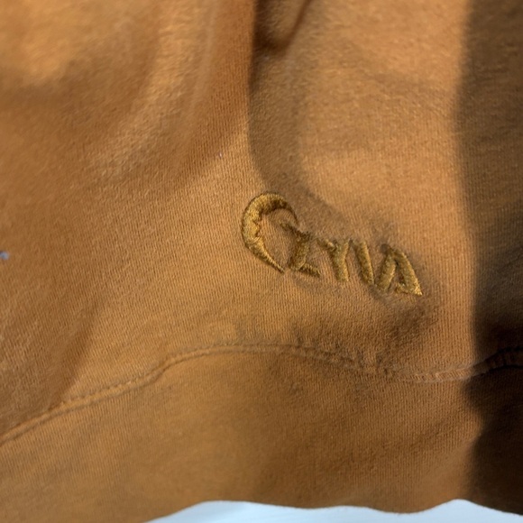 ZYIA camel knockout cinch hoodie - Picture 7 of 9